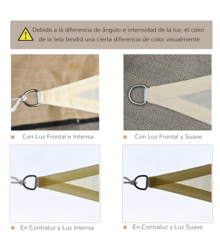 Toldo Vela Triangular