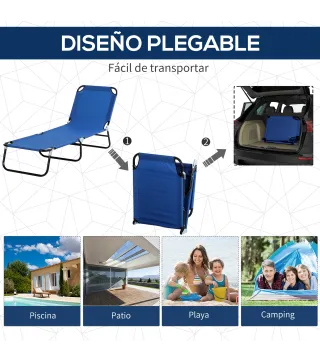 Tumbona Plegable