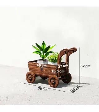 Jardinera con Ruedas