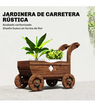 Jardinera con Ruedas