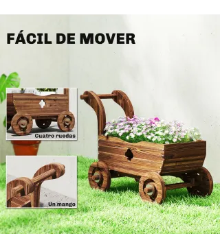 Jardinera con Ruedas