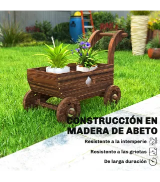 Jardinera con Ruedas