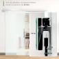 Puerta Corredera de Cristal Satinado 102,5x205 cm Puerta Corrediza con Riel Tirador y Cristal de Seguridad Translúcido Puerta Corredera de Cristal Satinado 102,5x205 cm Puerta Corrediza con Riel Tirador y Cristal de Seguridad Translúcido