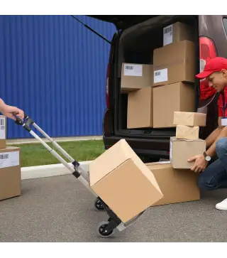 Carretilla Plegable de Aleación de Aluminio con 2 Ruedas Carga 70 kg Carretilla de Mano Portátil con Mango Extensible 41