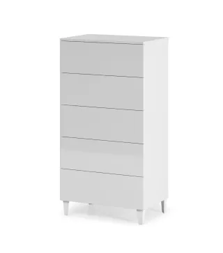 DIVA Cómoda 5c Blanco Brillo