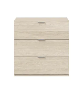 Cómoda LOW COST 3 Cajones Roble