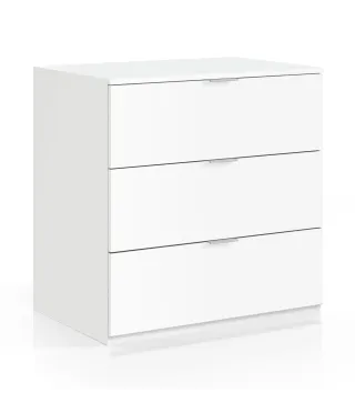 Cómoda LOW COST 3 Cajones Blanca