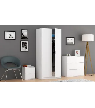 Cómoda LOW COST 3 Cajones Blanca