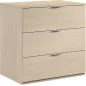 Cómoda LOW COST 3 Cajones Roble Canadian