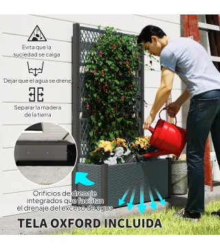 Jardinera con Enrejado