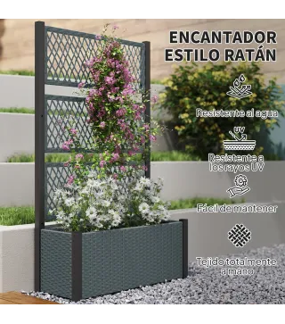Jardinera con Enrejado