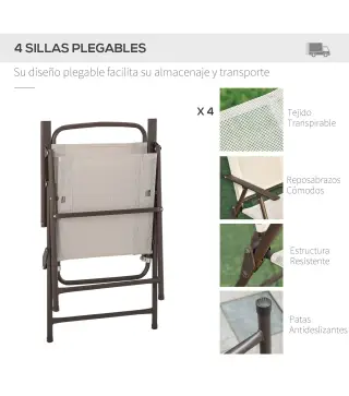 Conjunto de Muebles para Jardín