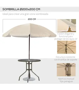 Conjunto de Muebles para Jardín