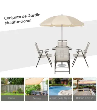 Conjunto de Muebles para Jardín