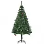 Árbol de Navidad Artificial 150 cm con 420 Ramas Adornos Piñas Decoración Navideña para Interiores Verde