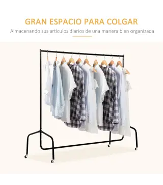 Perchero Colgador con Ruedas
