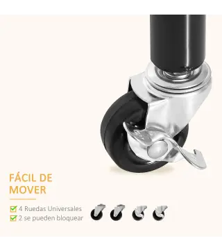 Perchero Colgador con Ruedas