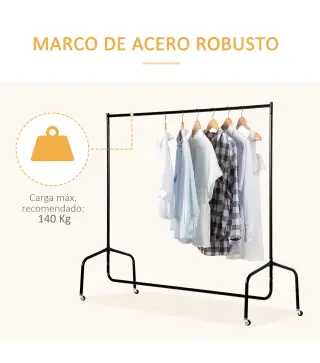 Perchero Colgador con Ruedas