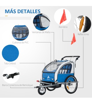 Remolque Infantil para Bicicleta