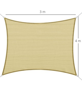 Toldo Vela Rectangular