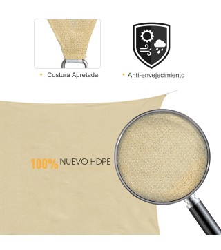 Toldo Vela Rectangular