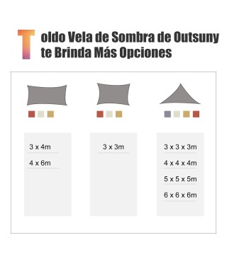Toldo Vela Rectangular