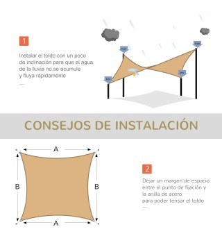 Toldo Vela Cuadrado