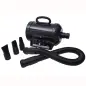 Secador de Pelo para Perros 2800W Secador para Mascotas con Temperatura y Velocidad del Viento Ajustable 3 Boquillas Tubo Flexib