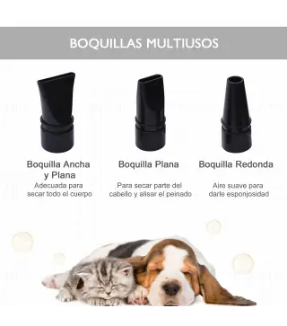 Secador Pelo Potencia para Mascotas