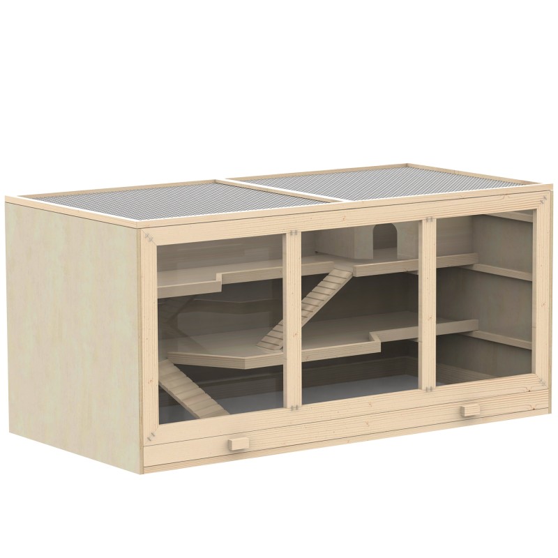 Jaula Madera para Hámster Jaula Madera para Hámster