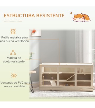 Jaula Madera para Hámster