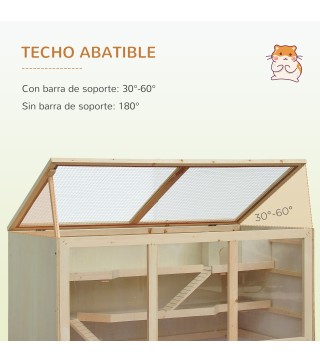Jaula Madera para Hámster