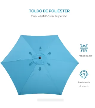 Sombrilla para Jardín