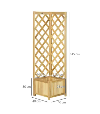 Jardinera con Enrejado