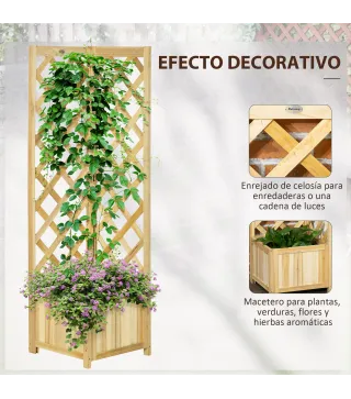 Jardinera con Enrejado