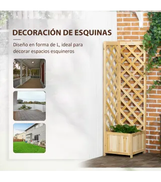 Jardinera con Enrejado