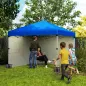 Carpa Plegable Pop-up 3x3 m con 2 Paredes Laterales Anti-UV Altura Ajustable Sacos de Arena y Bolsa de Transporte Azul Carpa Plegable Pop-up 3x3 m con 2 Paredes Laterales Anti-UV Altura Ajustable Sacos de Arena y Bolsa de Transporte Azul
