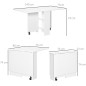 Mesa de Comedor Plegable Mesa de Comedor Plegable