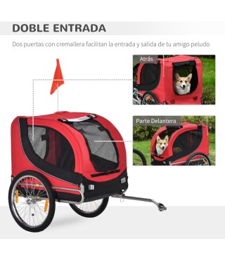 Remolque Bicicleta de Mascota
