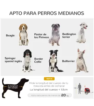 Remolque Bicicleta de Mascota