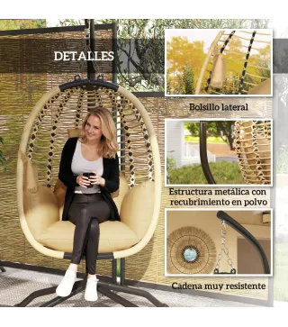 Silla Colgante Huevo