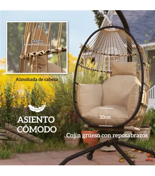 Silla Colgante Huevo