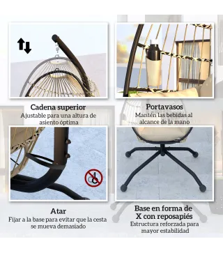 Silla Colgante Huevo
