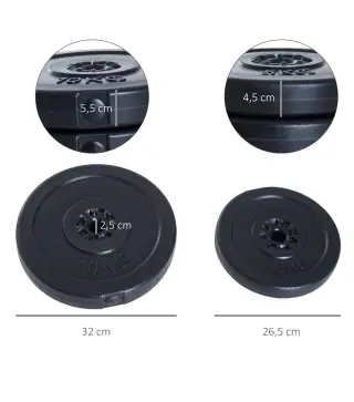 4 Discos de Pesas