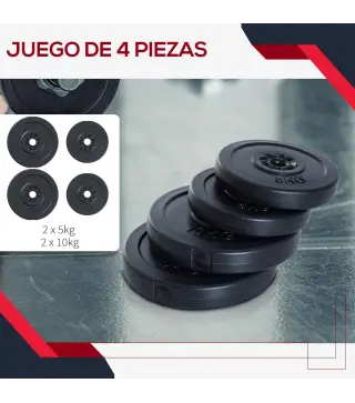 4 Discos de Pesas