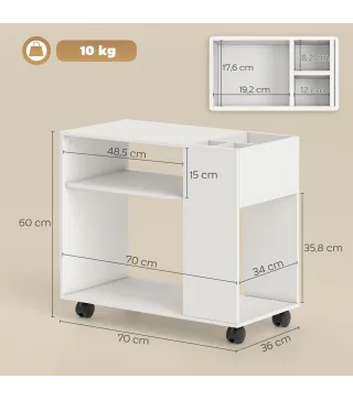 Mesa Auxiliar Móvil