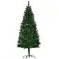 Árbol de Navidad Artificial 180 cm con 624 Ramas Adornos Piñas Decoración Navideña para Interiores Verde
