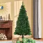 Árbol de Navidad Artificial 180 cm con 624 Ramas Adornos Piñas Decoración Navideña para Interiores Verde