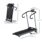 Cinta de Correr Plegable Cinta de Andar Eléctrica Velocidad de 1-10km/h con Pantalla LCD 125x61x118 cm Negro y Gris