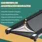 Cinta de Correr Plegable Cinta de Andar Eléctrica Velocidad de 1-10km/h con Pantalla LCD 125x61x118 cm Negro y Gris